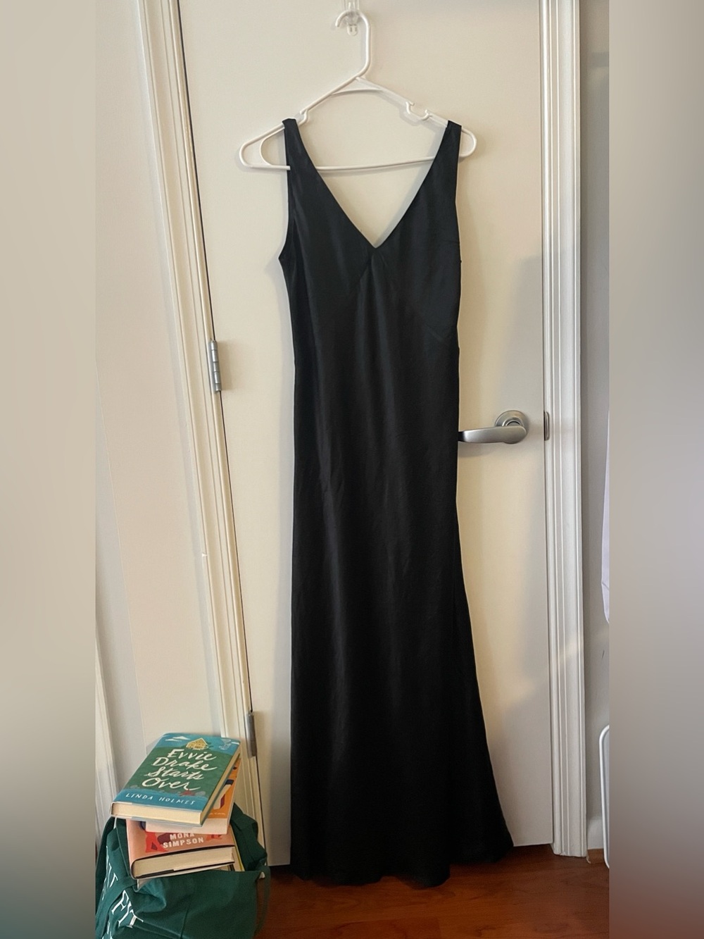Black slinky dress